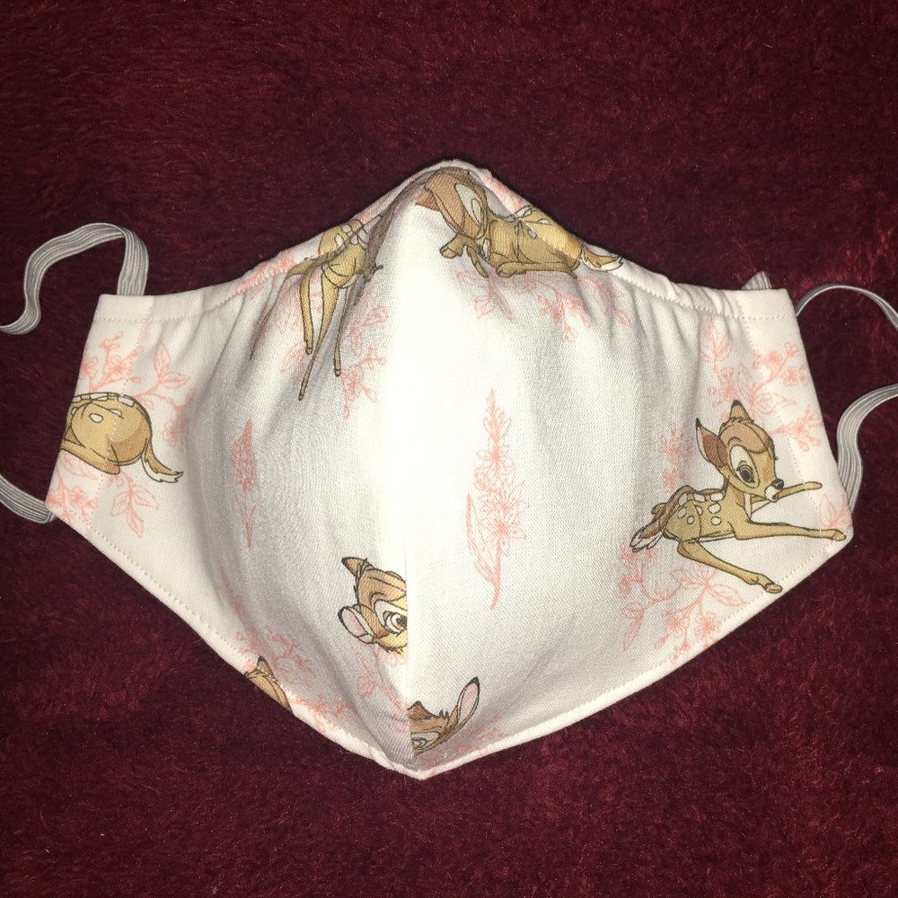 Reusable / Washable Sculpted Mask / Disney Bambi 2